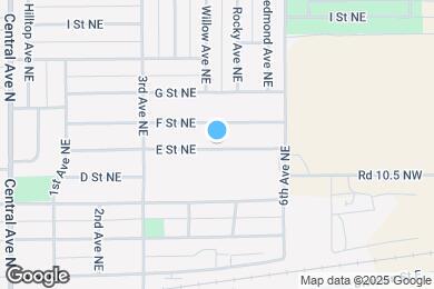 Map image of the property - 421 E St NE