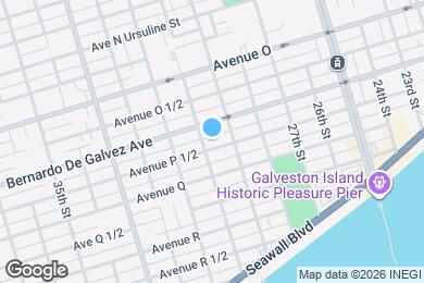 Map image of the property - 2924 1/2 Bernardo De Galvez Ave