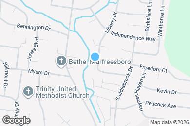 Map image of the property - 2009 Liberty Dr
