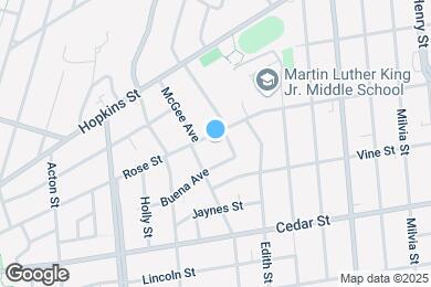 Map image of the property - 1716 Rose St