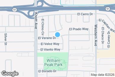 Map image of the property - 7182 El Verano Dr