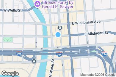 Map image of the property - 225 E Michigan St