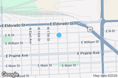 Map image of the property - 328 N 18th St