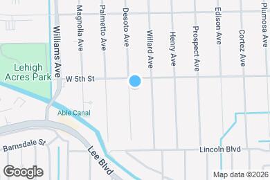 Map image of the property - 420 Desoto Ave