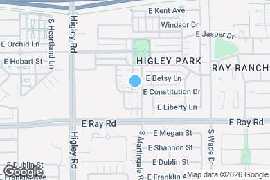 Map image of the property - 1509 S Colt Dr