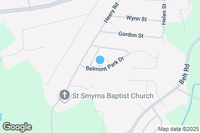 Map image of the property - 30 Belmont Park Dr