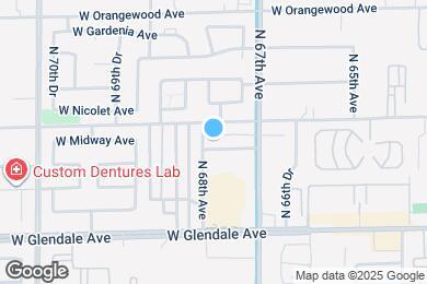 Map image of the property - 6742 W Palmaire Ave
