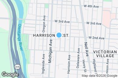 Map image of the property - 1021 Pennsylvania Ave