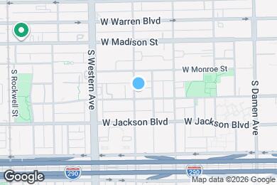 Map image of the property - 2252 W Adams St