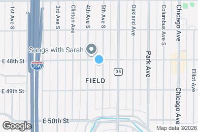 Map image of the property - 4808 5th Ave S