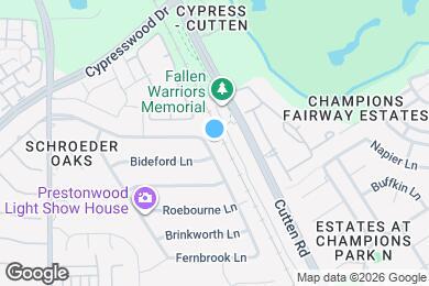 Map image of the property - 14142 Burke Forest Dr