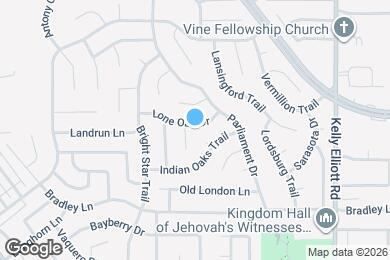 Map image of the property - 4510 Lone Oak Dr
