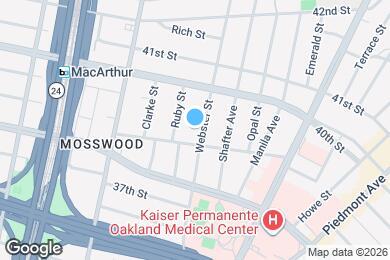 Map image of the property - 3815 Webster St