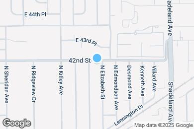 Map image of the property - 6719 E 42nd St