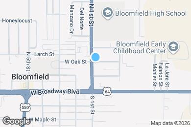 Map image of the property - 216 N 1st St