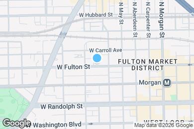 Map image of the property - 1230 W Fulton Market