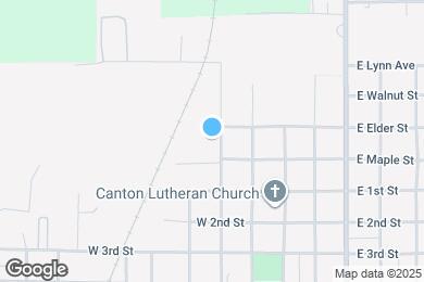 Map image of the property - 617 N Cedar St