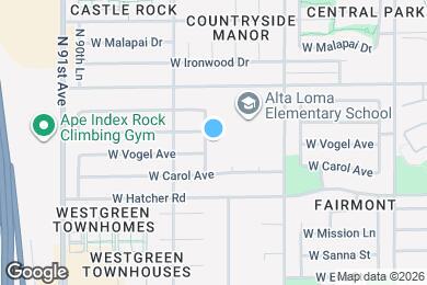 Map image of the property - 9607 N 88th Dr