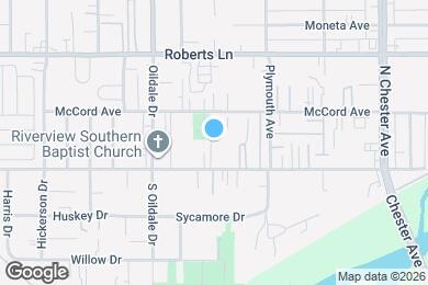 Map image of the property - 326 Beardsley Ave