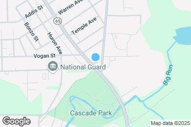 Map image of the property - 1819 E Washington St