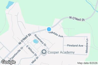 Map image of the property - 119 Oakdale Ave