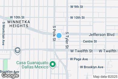 Map image of the property - Charming North Oak Cliff home near Bishop ...