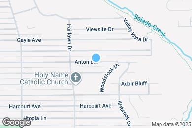 Map image of the property - 3838 Anton Dr