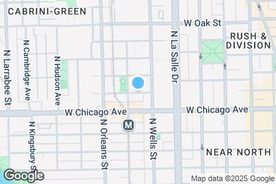 Map image of the property - 222 W Institute Pl