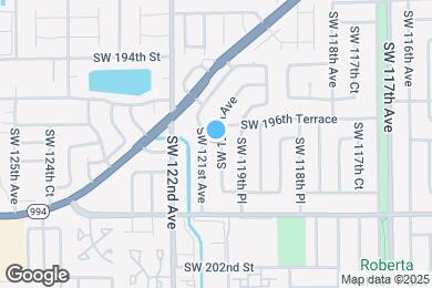 Map image of the property - 19662 SW 120th Ave
