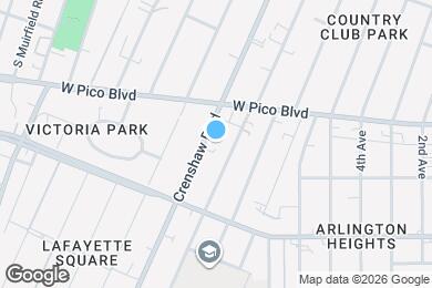 Map image of the property - 1346 Crenshaw Blvd