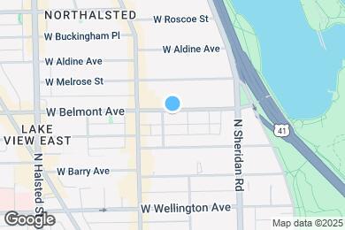 Map image of the property - 521 W Belmont Ave