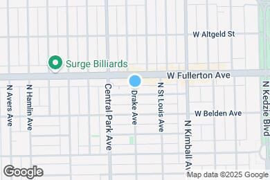 Map image of the property - 2349 N Drake Ave