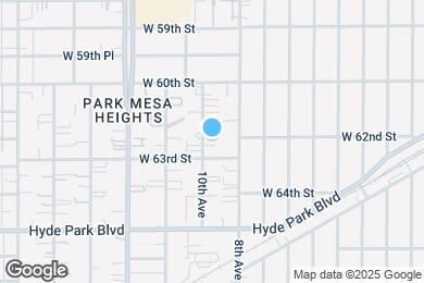Map image of the property - 6210 10th Ave