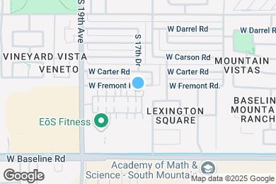 Map image of the property - 1726 W Minton St