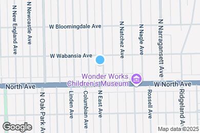 Map image of the property - 1636 N Nashville Ave