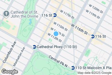 Map image of the property - West 113th Street