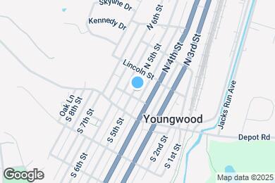 Map image of the property - 106 N 5th St