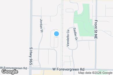 Map image of the property - 1659 Burr Dr