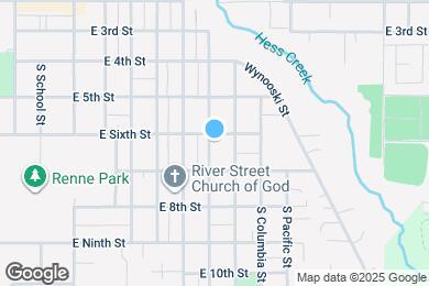 Map image of the property - 1200 E 6th St
