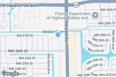 Map image of the property - 4141 NW 26th St