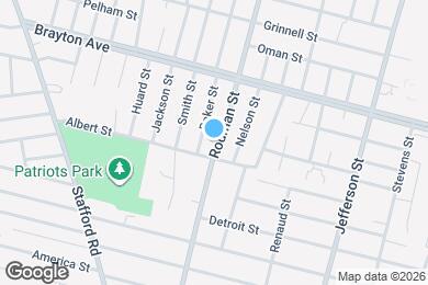 Map image of the property - 1553 Rodman St