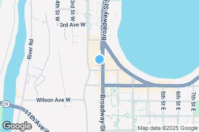 Map image of the property - 533 Broadway St S