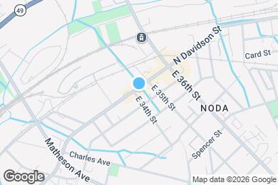 Map image of the property - 525 E 34th St