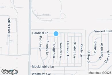 Map image of the property - 1210 Tanager Ln