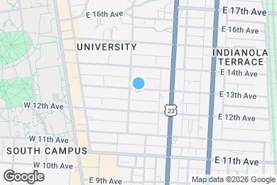 Map image of the property - 155 E 13th Ave