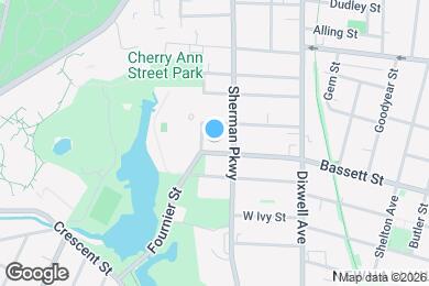 Map image of the property - 327 Bassett St