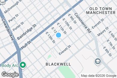 Map image of the property - 115 E 12th St