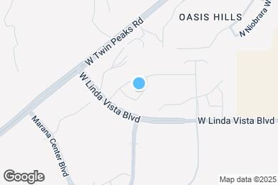 Map image of the property - 9671 N Rancho Lozano