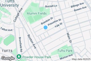 Map image of the property - 85 Yale St