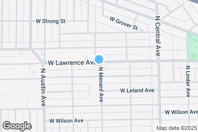 Map image of the property - 4752 N Menard Ave